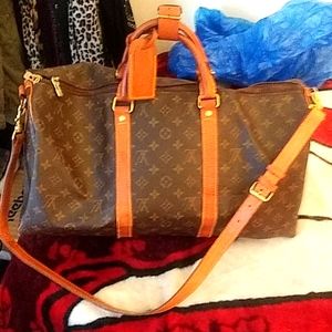 Louis Vuitton Vintage 55 Keepall Bandouliere